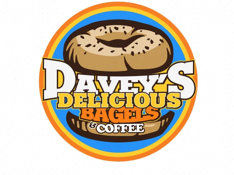 Davey's Delicious Bagels logo